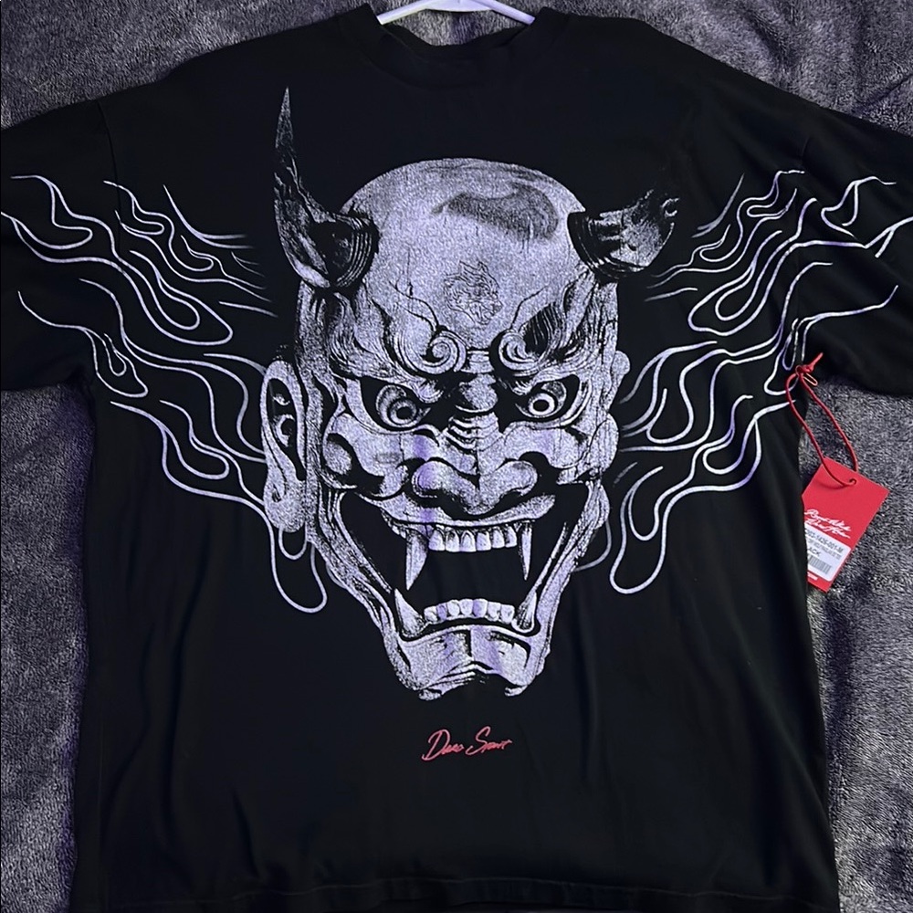 Darc Sport Black Hannya Mask  Demon Tee NWT Sold Out